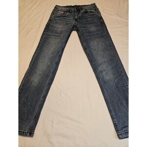 Steve's Jeans Mens Blue Dark Acid Wash Skinny Jeans Size 28/30